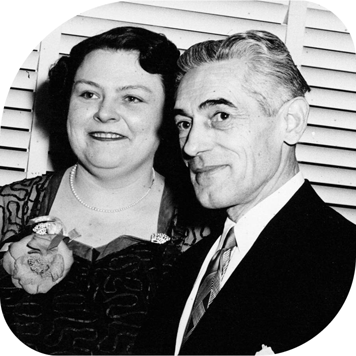 Ada DeBold, NKF founder, and her husband Harry