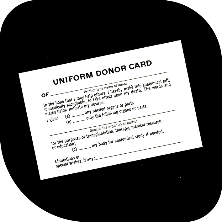 Uniform Donor Card