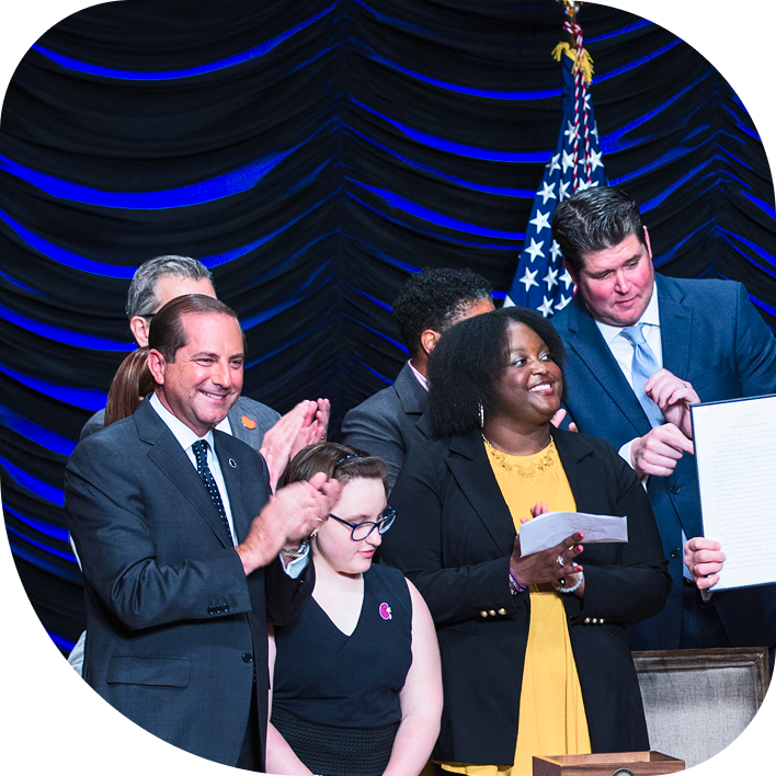 Bill signing at the White House