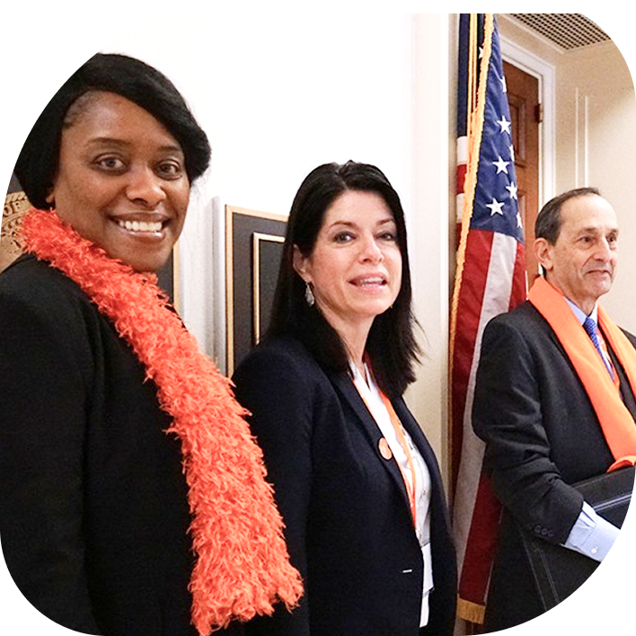 NKF representatives visiting with Congressmen