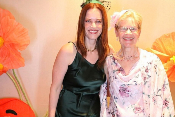 Margaret Hilton and her daughter