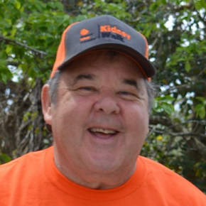 Clark Patterson walking in a Kidney Walk