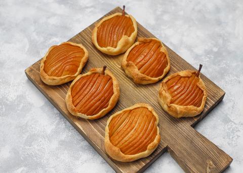 Rum Pear Tarts