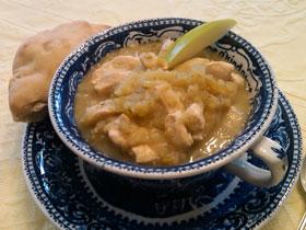 Smoked Chicken and Apple Soup