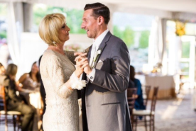 Barbara Ann (Right) and David (left) dancing