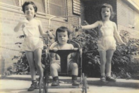 From Left to Right, Kate, 6, Maura, 3, and Ellen, 5