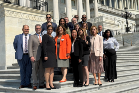 NKF Board in front of capitol hill.