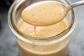 homemade creamy honey mustard dressing