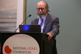 Dr. Robert Montgomery, Director of the NYU Langone Transplant Institute, speaking