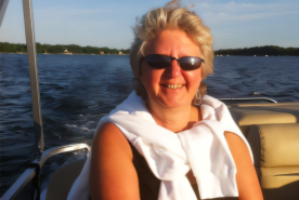 Eugenia Steffens on boat