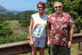 Paul Bentley and wife Ellie Haynes