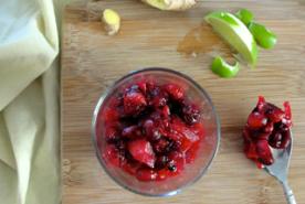 Cranberry Ginger Apricot Chutney