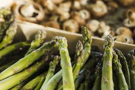 Roasted Asparagus and Wild Mushroom Stew