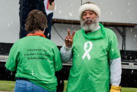 Carol and Richard at Kidney Walk