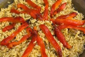 Arroz integral con gandules