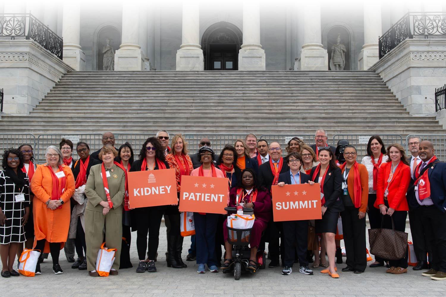 Group of Kidney Advocates at the Kidney Patient Summit in Washington D.C.