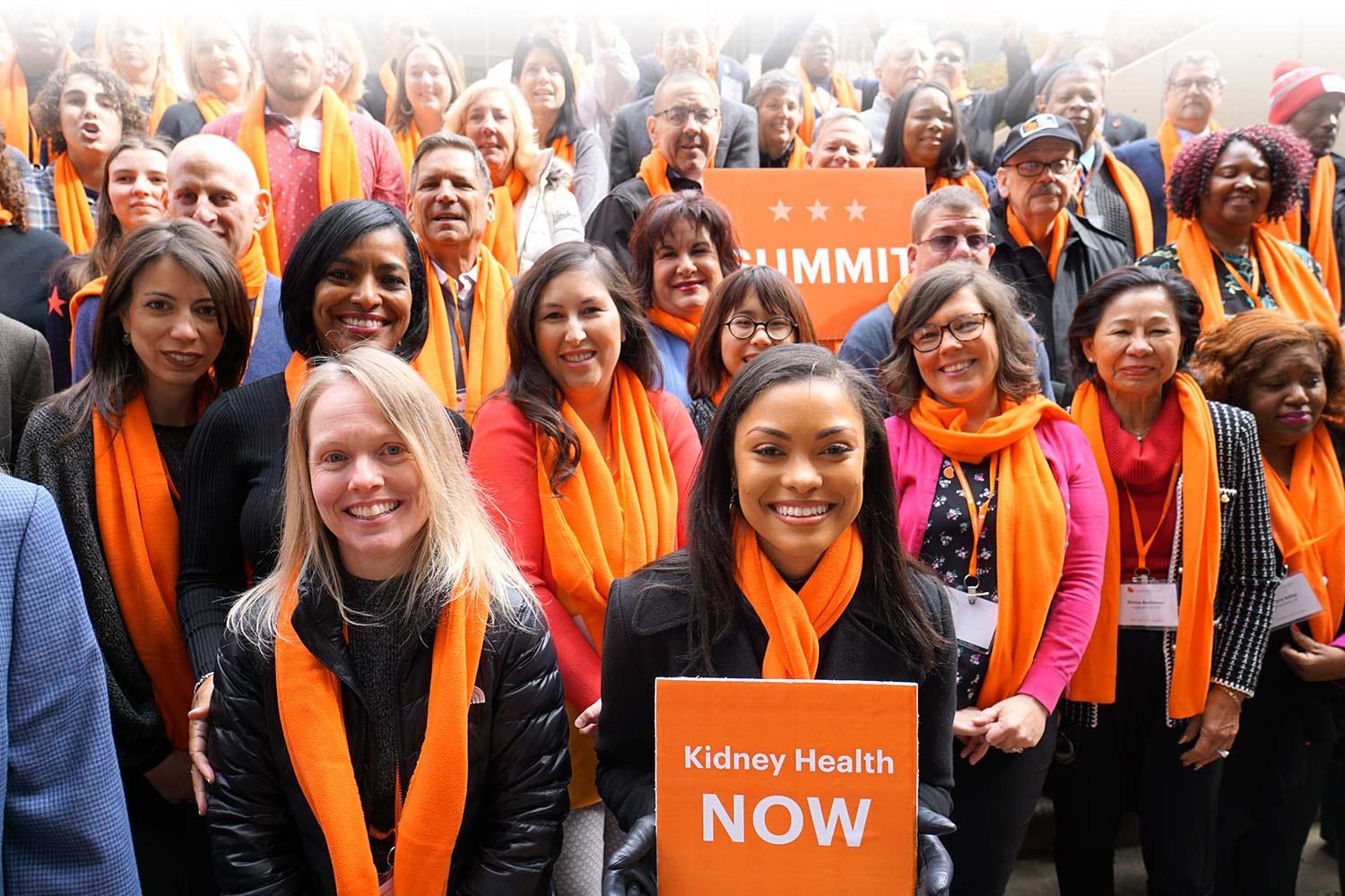 Crowd of kidney advocates at Kidney Patient Summit