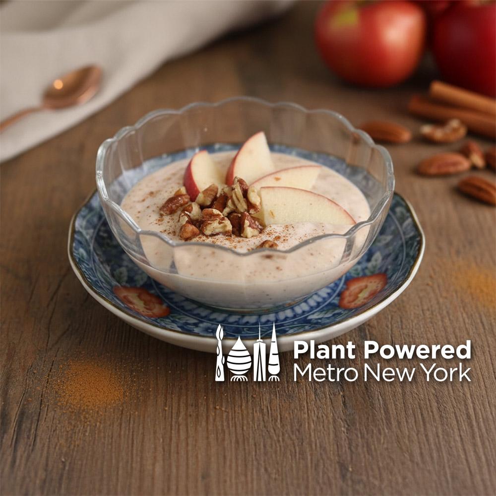 Apple Spiced Vanilla Creme, Plant Powered Metro New York logo