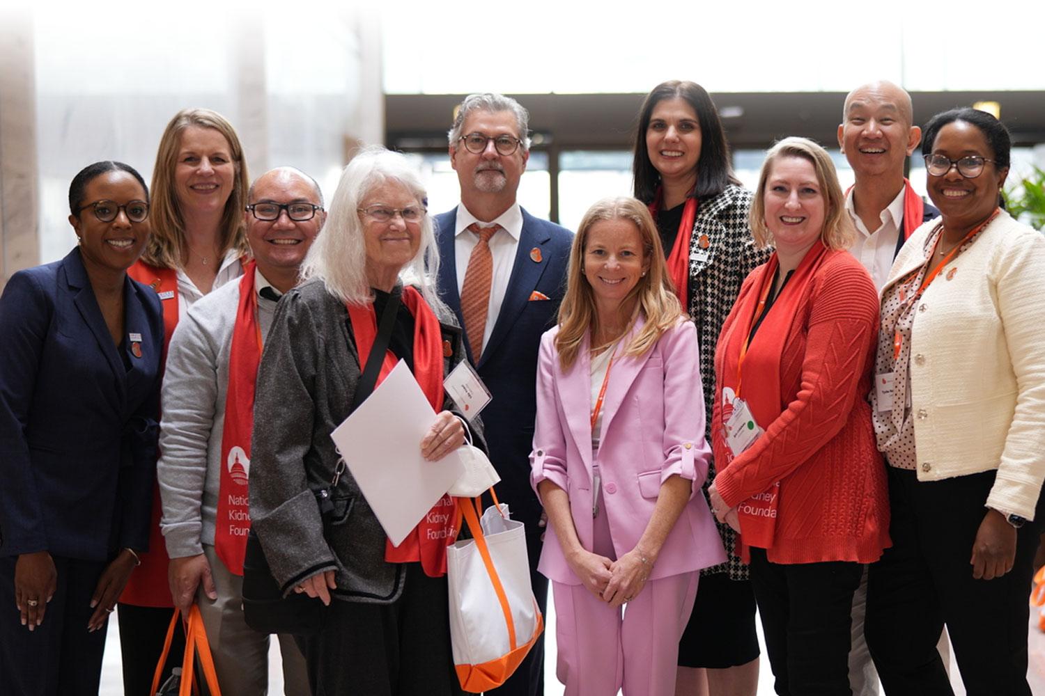 Group of Kidney Advocates gathered in Washington DC