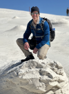 Larry Abramson at white Sands National Park NM